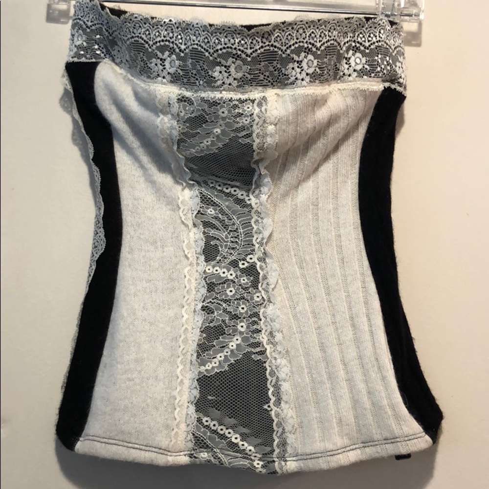 NWT Notice cashmere/wool blend bustier size 6